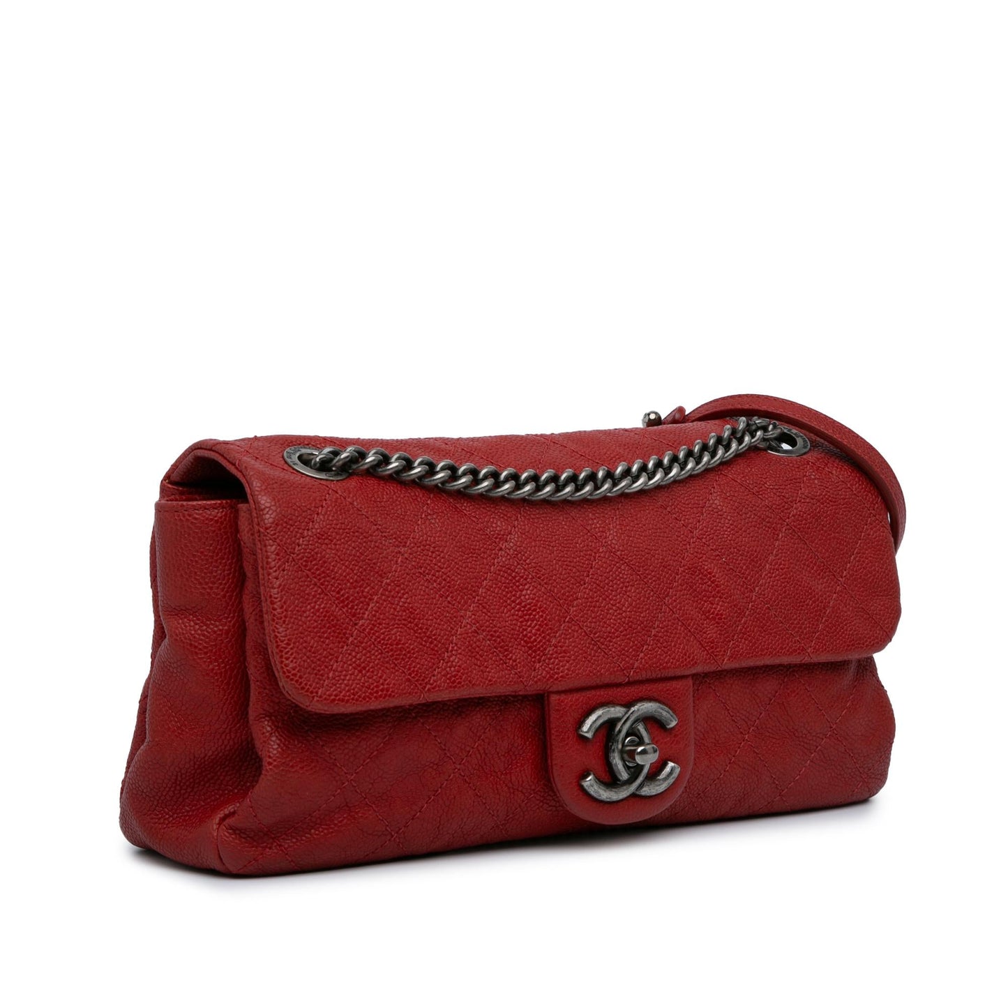 Chanel Medium Quilted Caviar Easy Flap (SHG-z0x1eb) Shoulder Bag