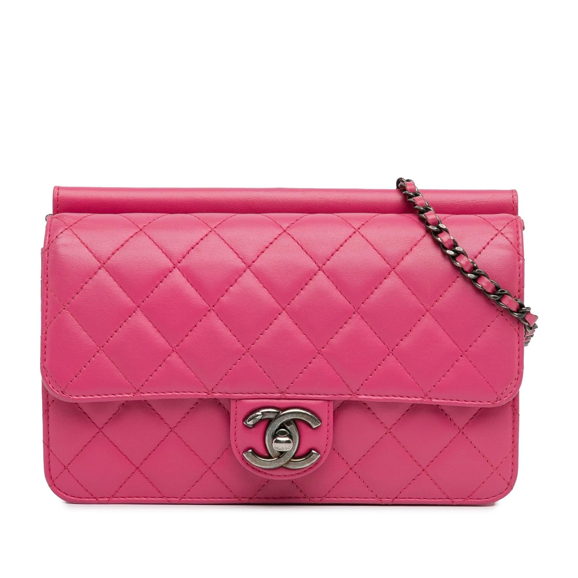 Chanel Medium Quilted Lambskin Crossing Times Flap (SHG-o371sl) Crossbody