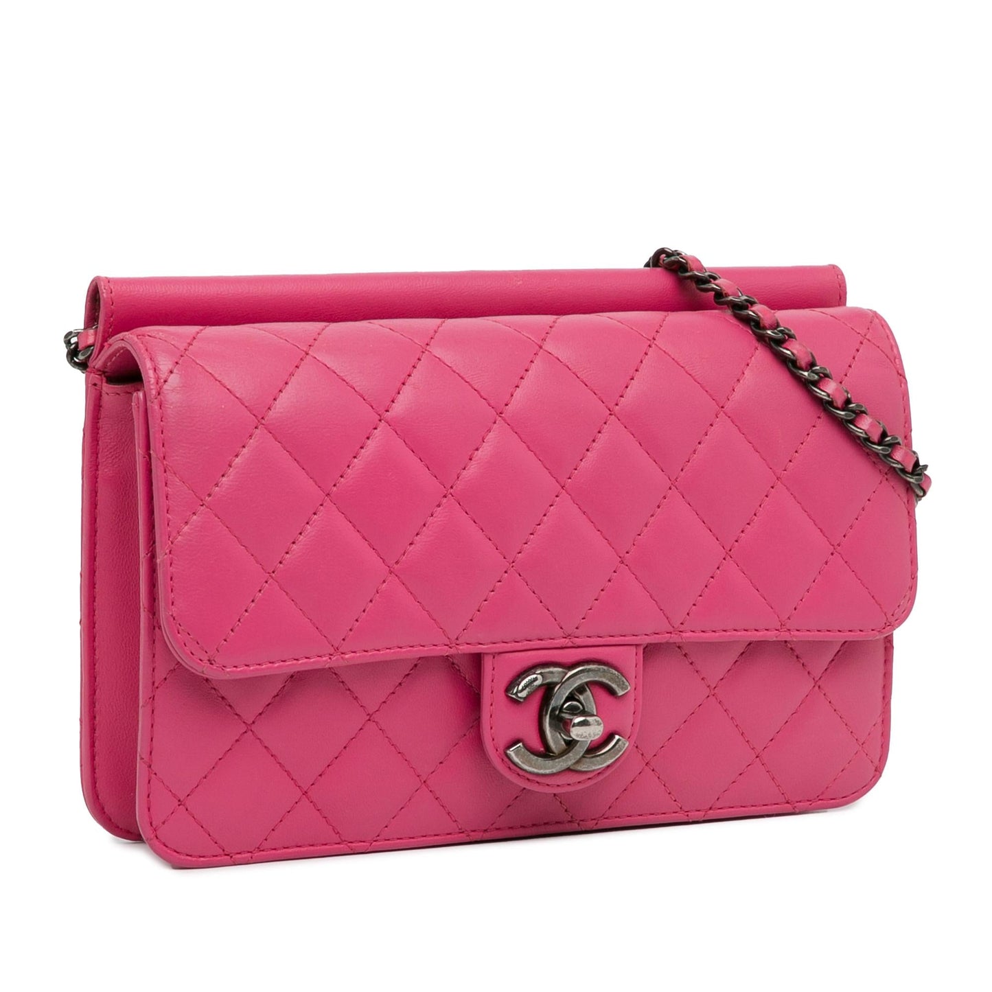 Chanel Medium Quilted Lambskin Crossing Times Flap (SHG-o371sl) Crossbody