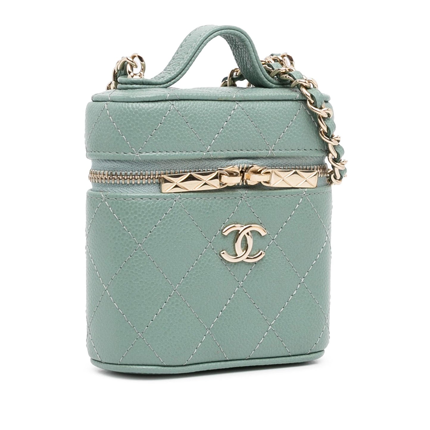 Chanel Mini CC Caviar Vanity Case (SHG-qR02JH) Handbag