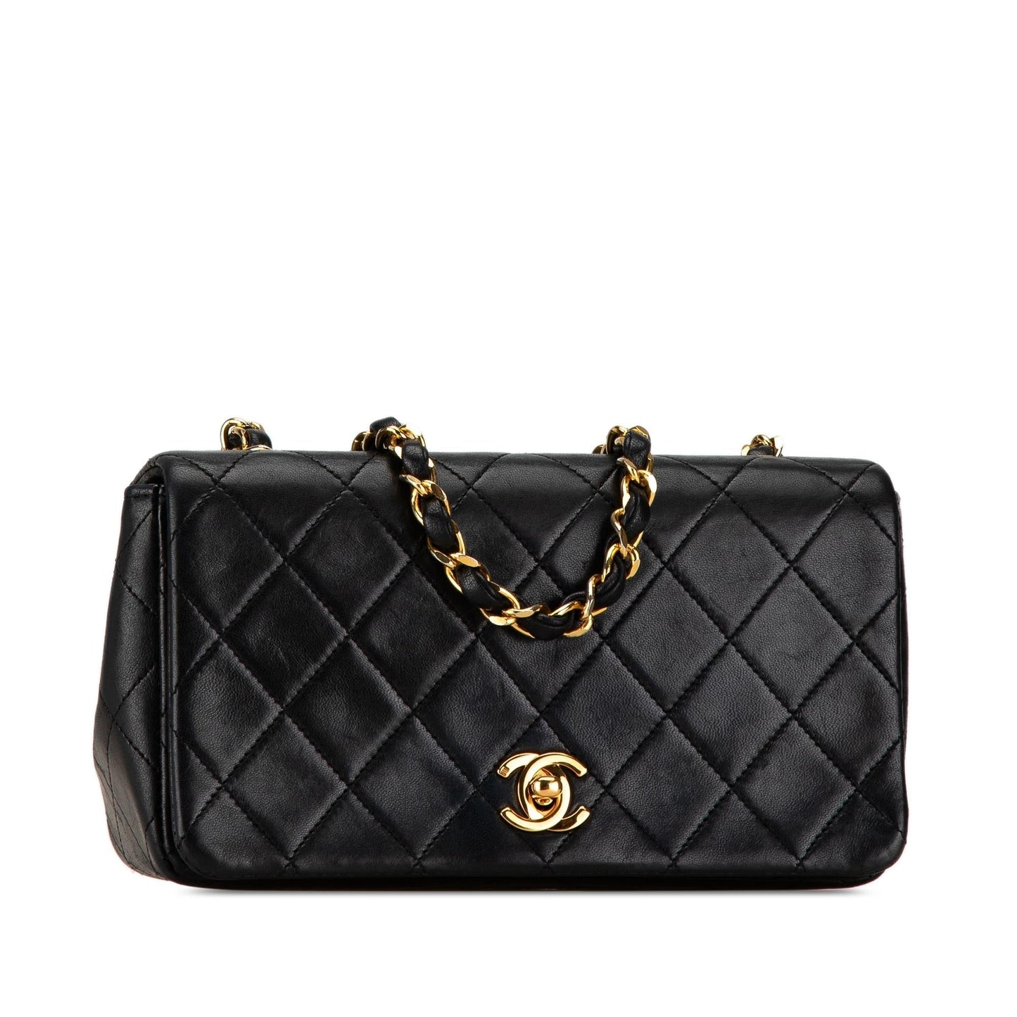 Chanel Mini CC Quilted Lambskin Full Flap (SHG-0wCtNp) Crossbody