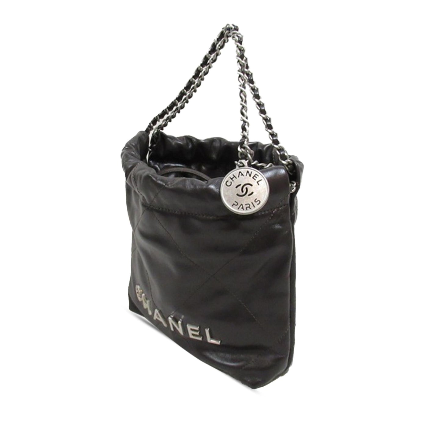 Chanel Mini Calfskin 22 Satchel (SHG-6zESvW) Handbag