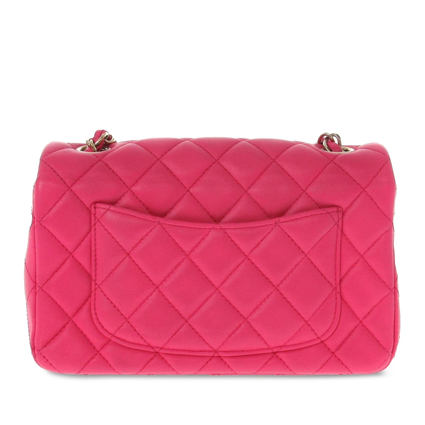 Chanel Mini Classic Lambskin Rectangular Single Flap (SHG-xTQk8y) Crossbody