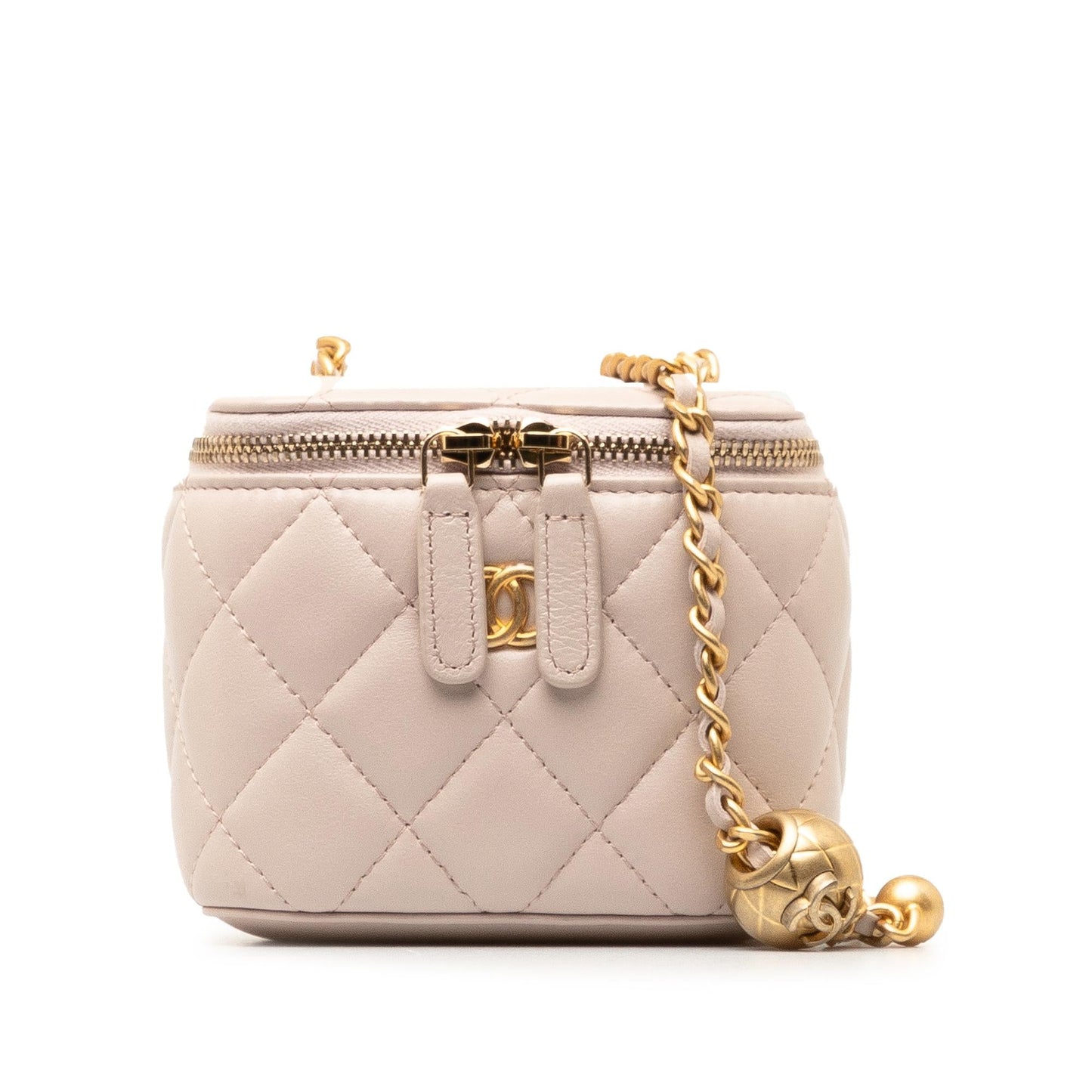 Chanel Mini Lambskin Pearl Crush Vanity (SHG-NxWTyw) Handbag