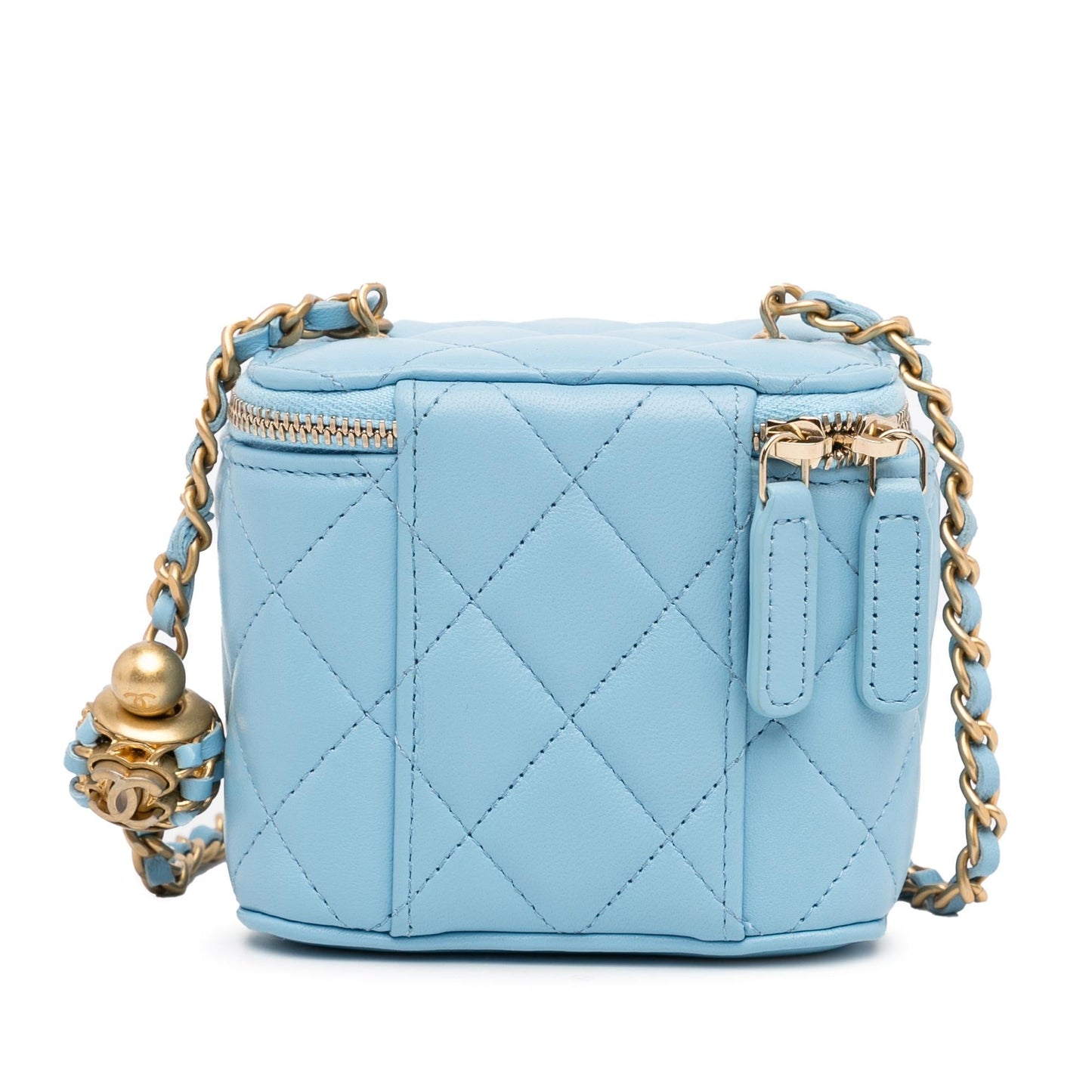 Chanel Mini Lambskin Pearl Crush Vanity (SHG-hh2WV2) Handbag