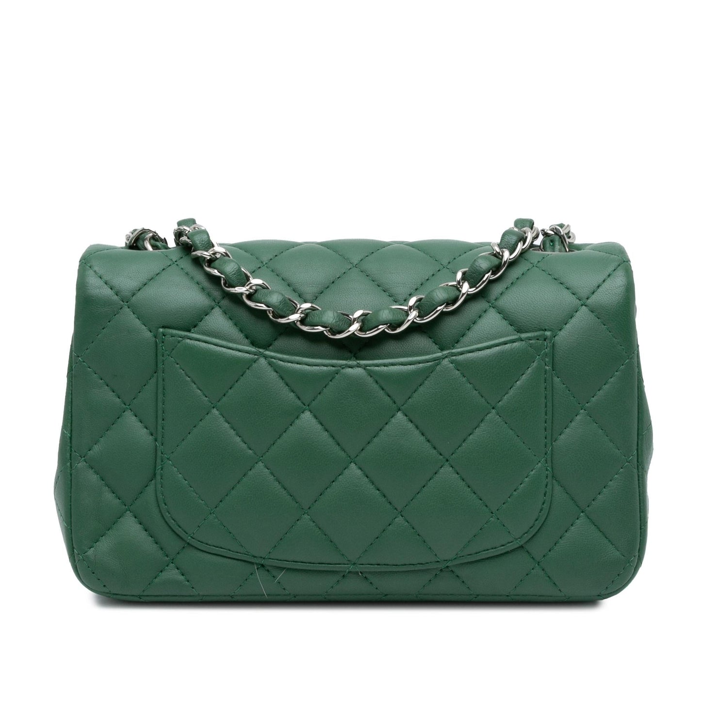 Chanel Mini Rectangular Classic Lambskin Single Flap (SHG-VkUtVQ) Crossbody