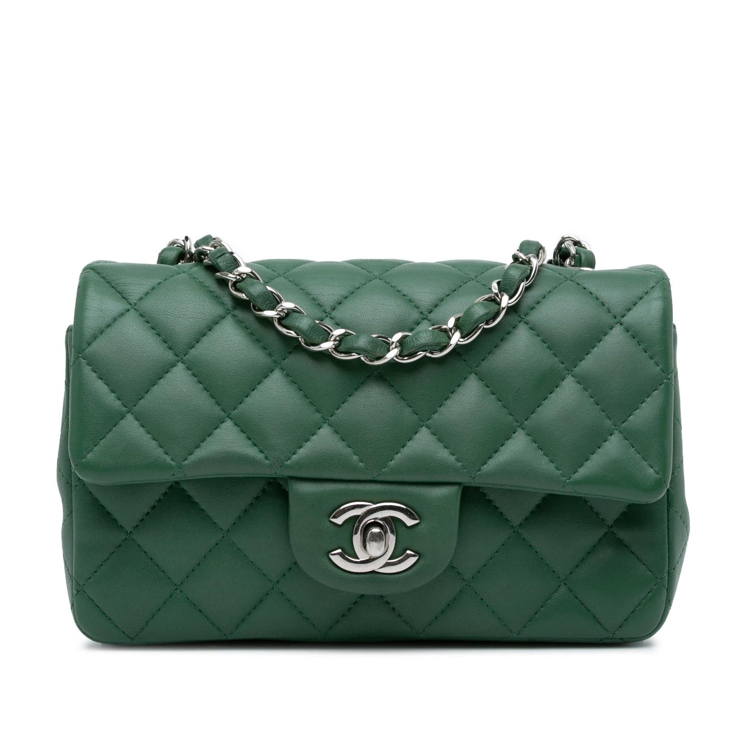 Chanel Mini Rectangular Classic Lambskin Single Flap (SHG-VkUtVQ) Crossbody