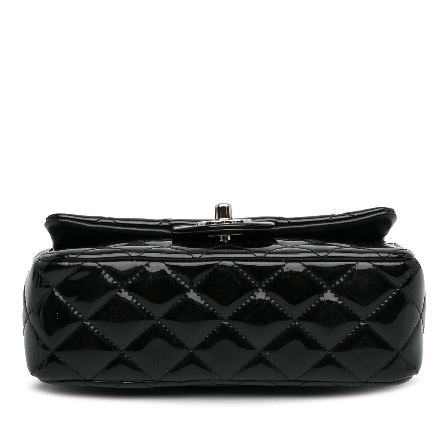 Chanel Mini Rectangular Classic Patent Single Flap (SHG-foRix8) Crossbody