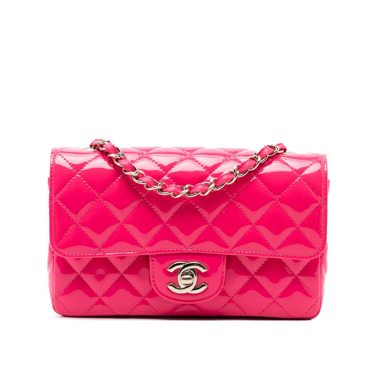 Chanel Mini Rectangular Classic Patent Single Flap