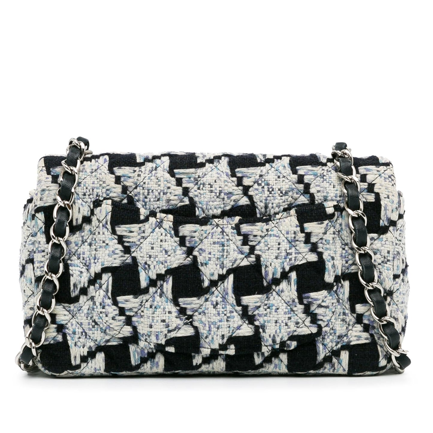 Chanel Mini Rectangular Classic Tweed Flap (SHG-lXzrIX) Crossbody