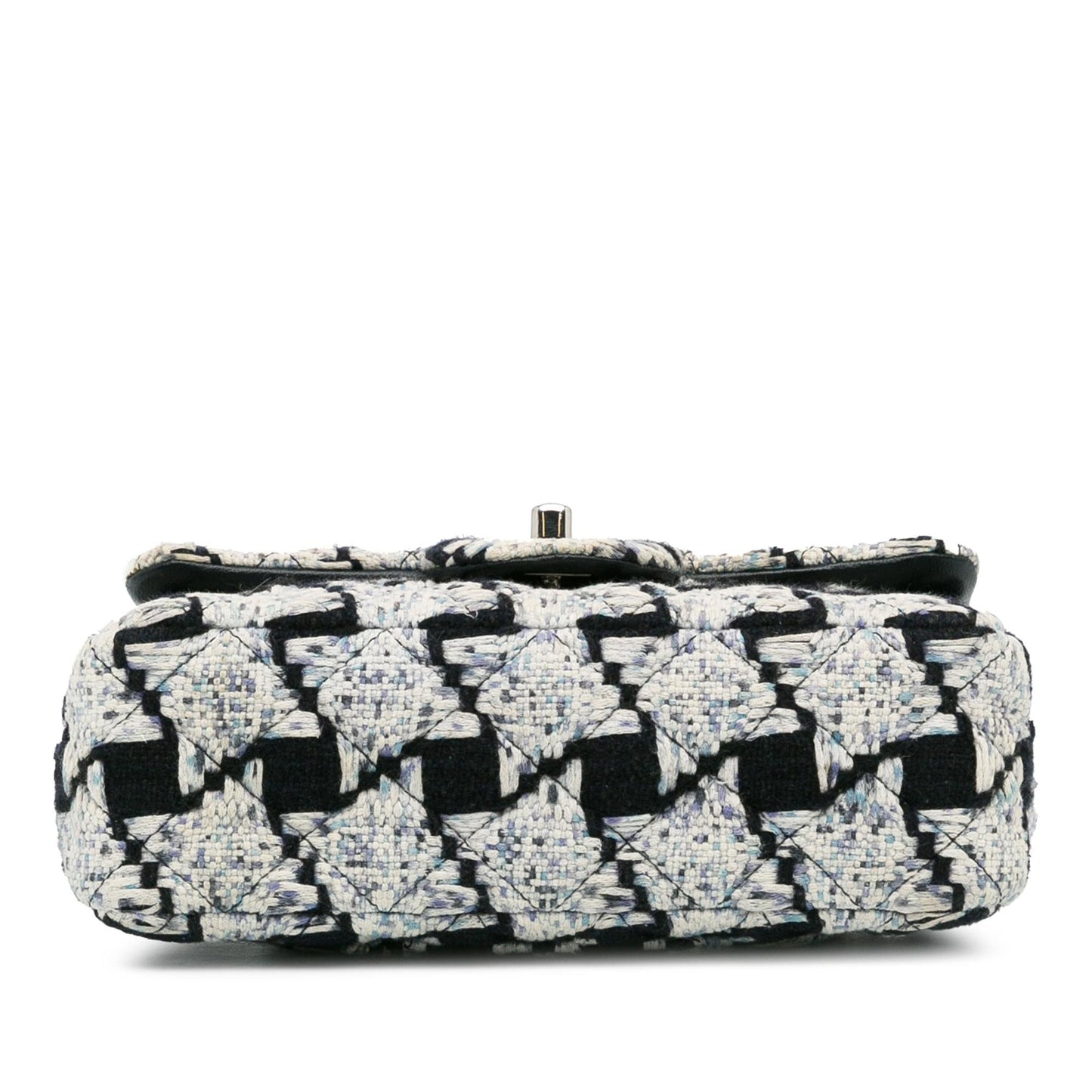 Chanel Mini Rectangular Classic Tweed Flap (SHG-lXzrIX) Crossbody