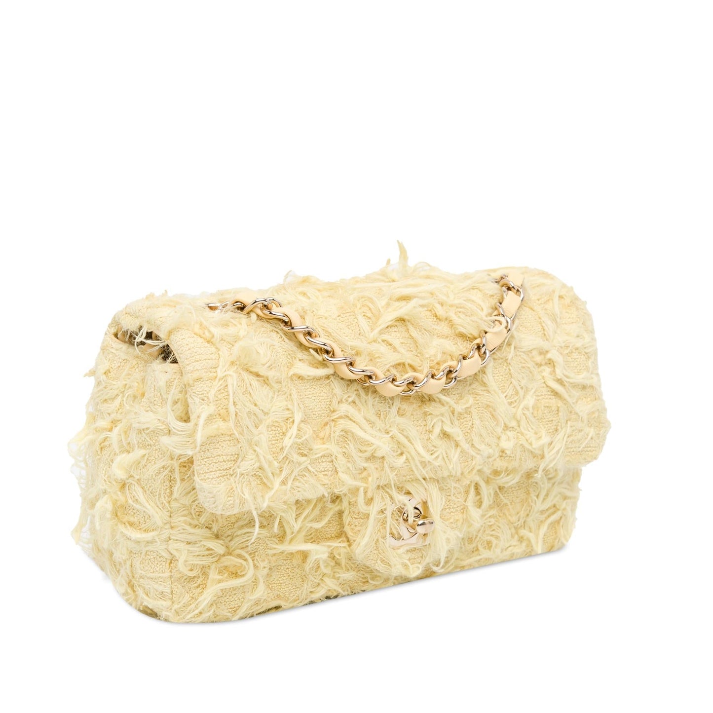 Chanel Mini Rectangular Classic Tweed Single Flap (SHG-jZJQpU) Crossbody
