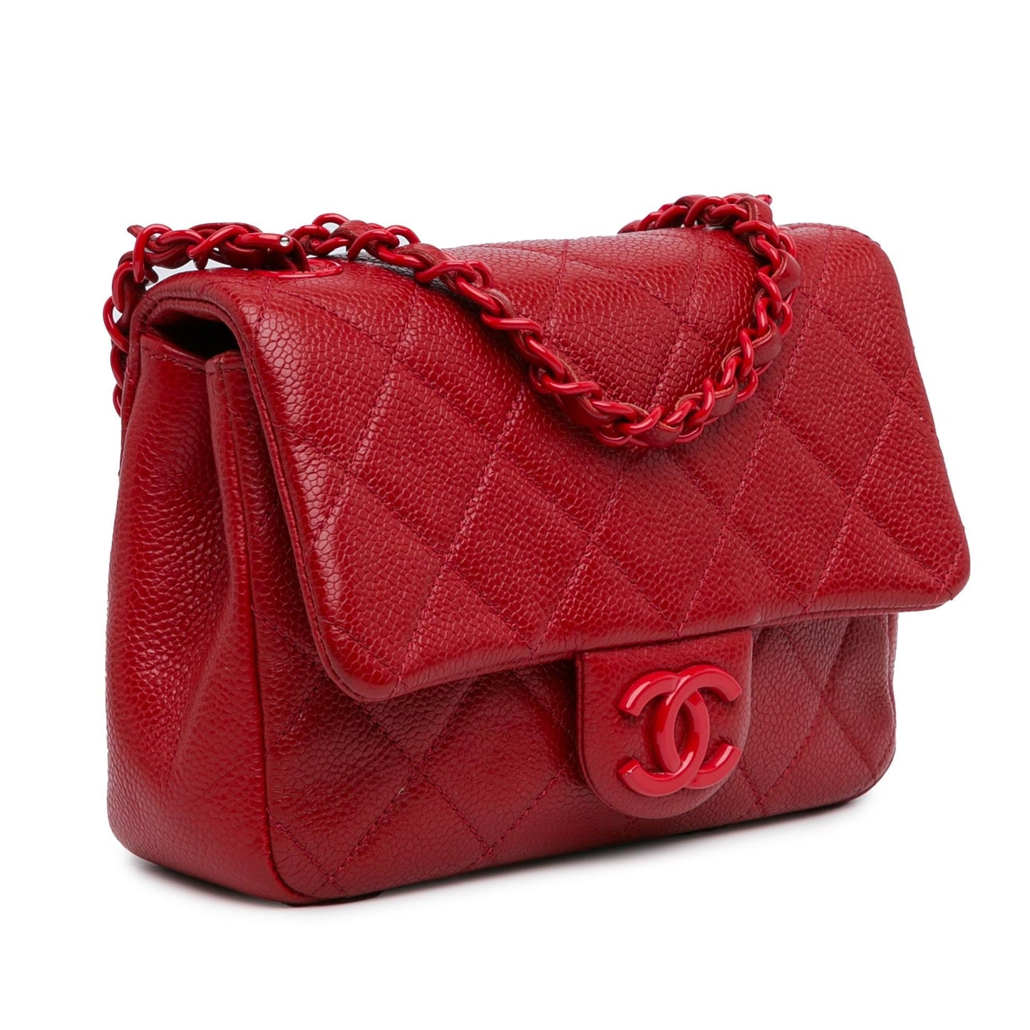 Chanel Mini Square Caviar Incognito Flap (SHG-FUMUNQ) Crossbody
