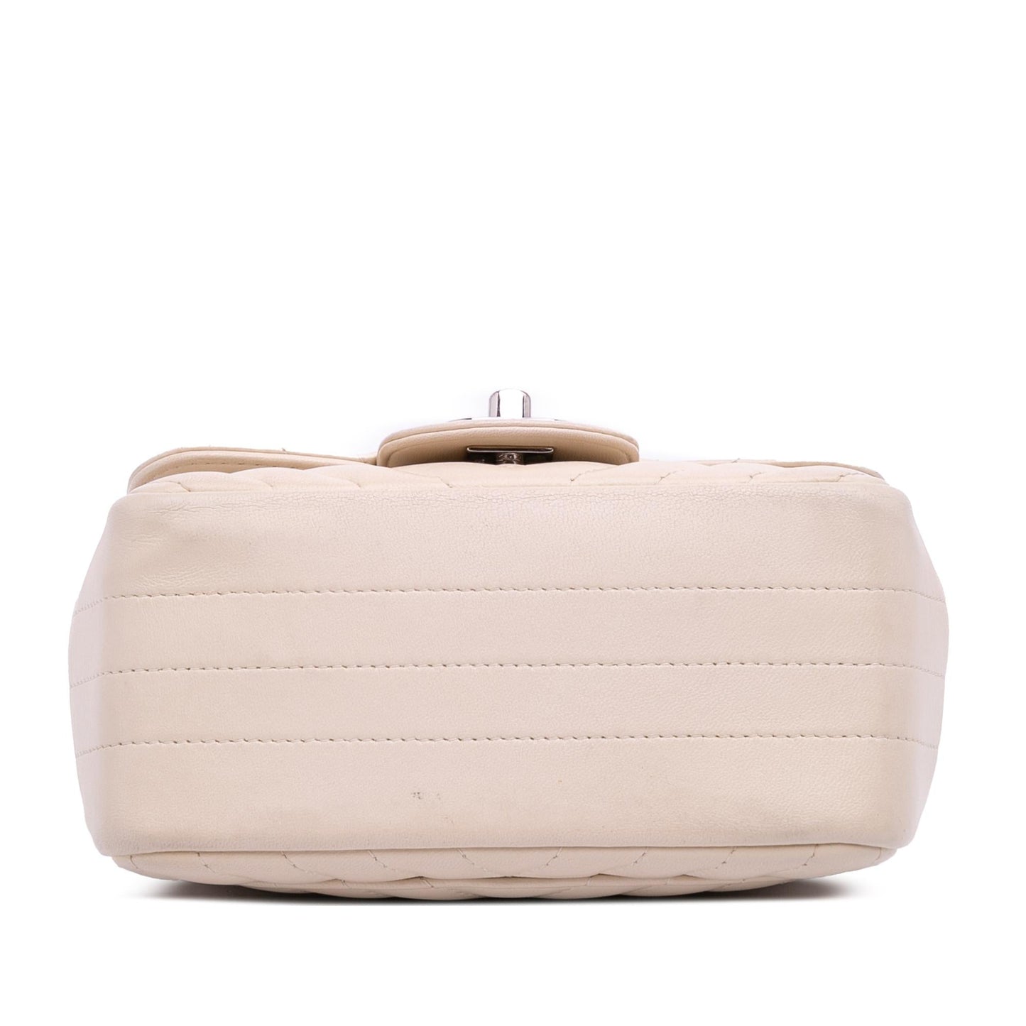 Chanel Mini Square Classic Chevron Lambskin Single Flap