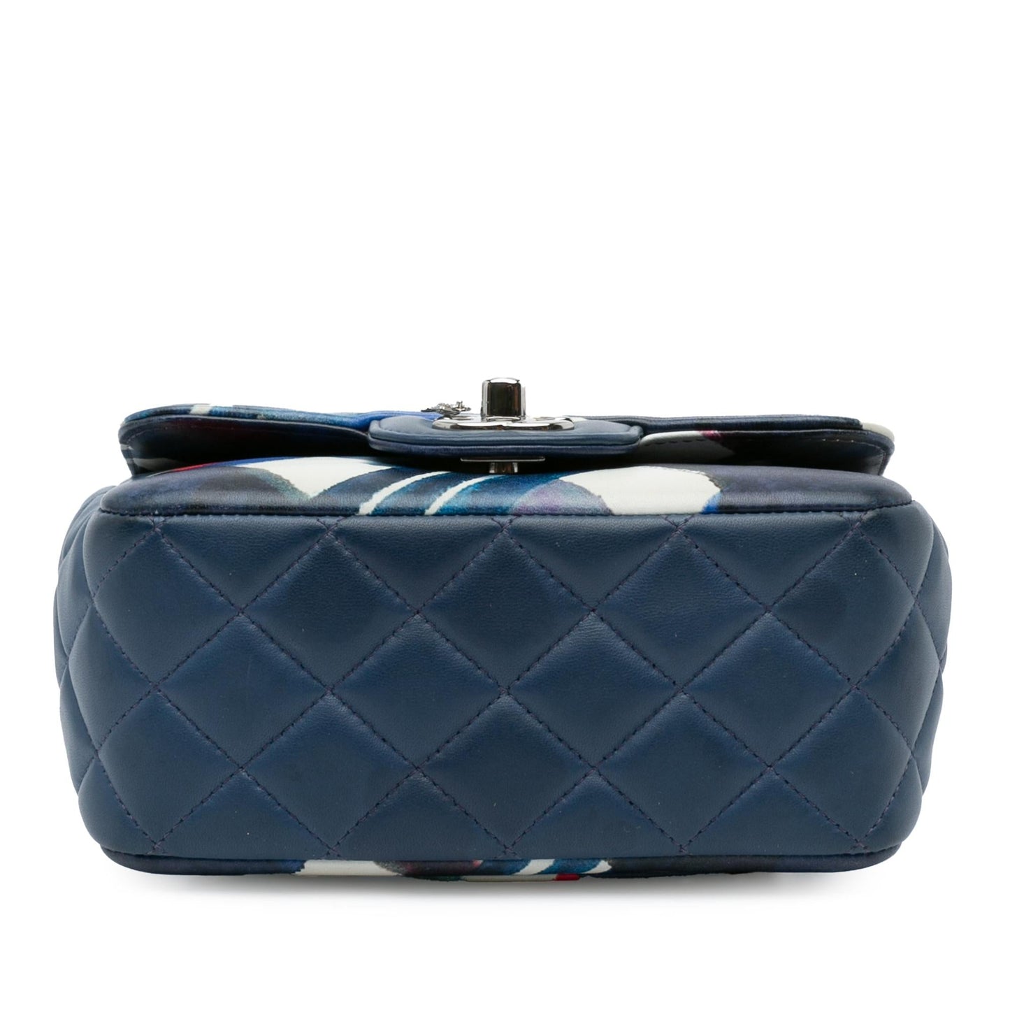 Chanel Mini Square Classic Printed Lambskin Airlines Flap (SHG-jTZMhW) Crossbody