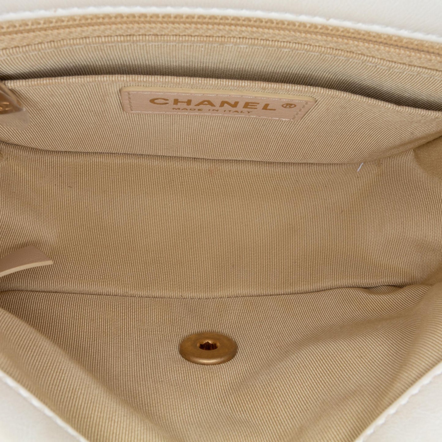 Chanel Mini Square Lambskin Romance Single Flap (SHG-cLMyQW) Crossbody
