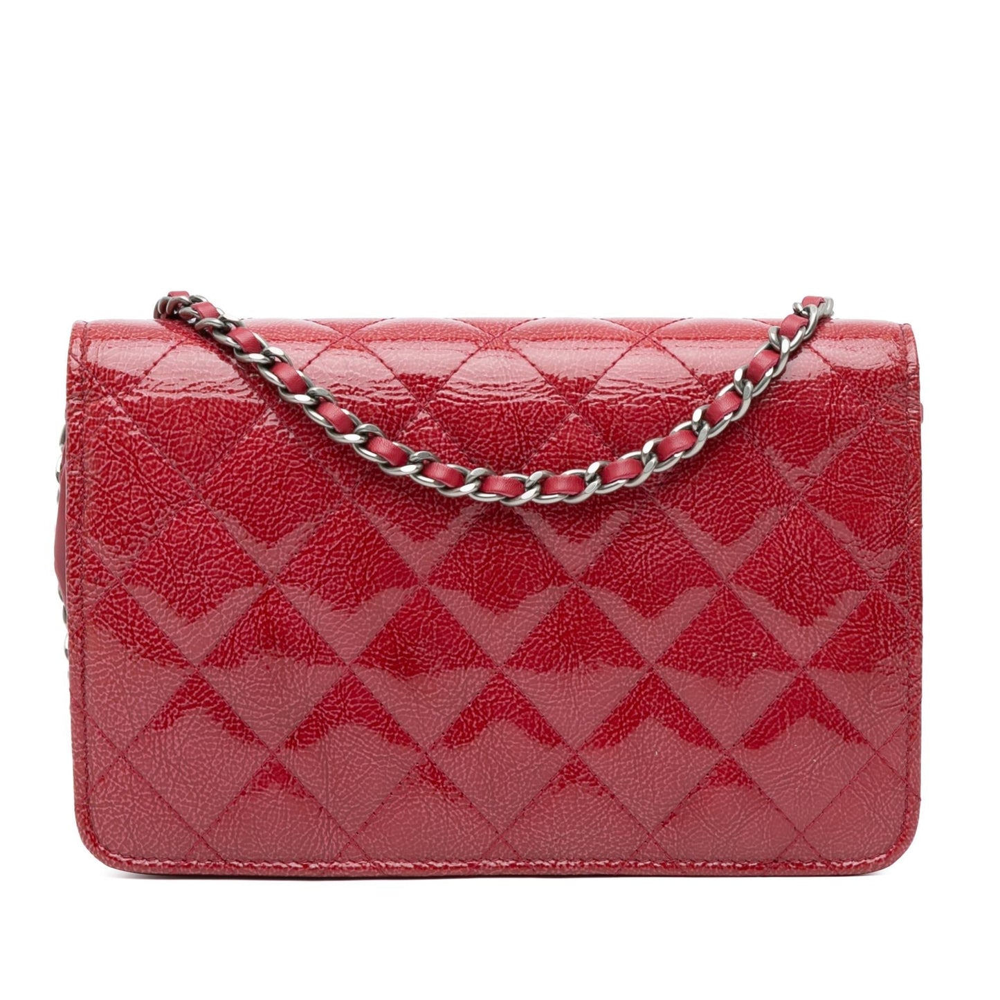 Chanel Dallas CC Patent Goatskin Wallet on Chain (SHG-vrlUi1) Crossbody