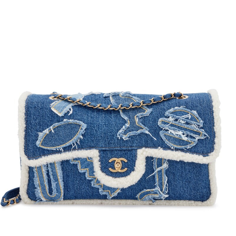CHANEL -EGYPT HEIROGLYPH JUMBO FLAP BAG