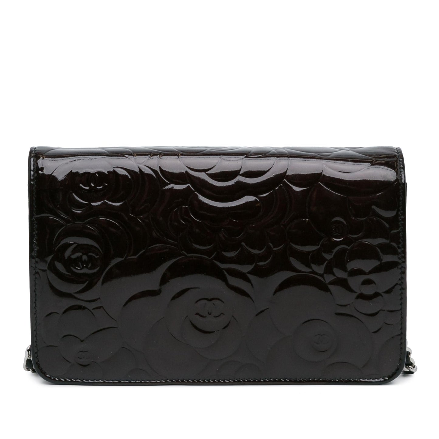 Chanel Patent Camellia Wallet On Chain (SHG-s5zcX3) Crossbody