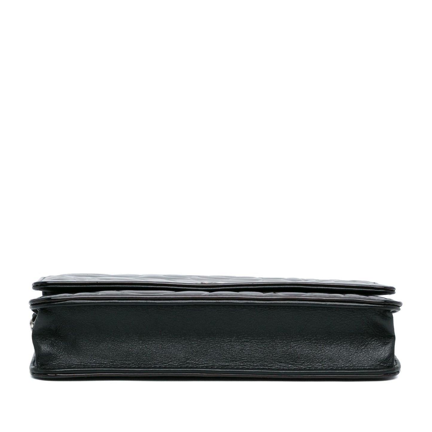 Chanel Patent Camellia Wallet On Chain (SHG-s5zcX3) Crossbody