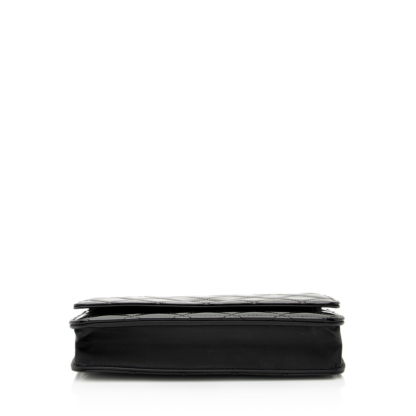 Chanel Patent Leather Classic Wallet on Chain (SHF-8fowjN) Tote