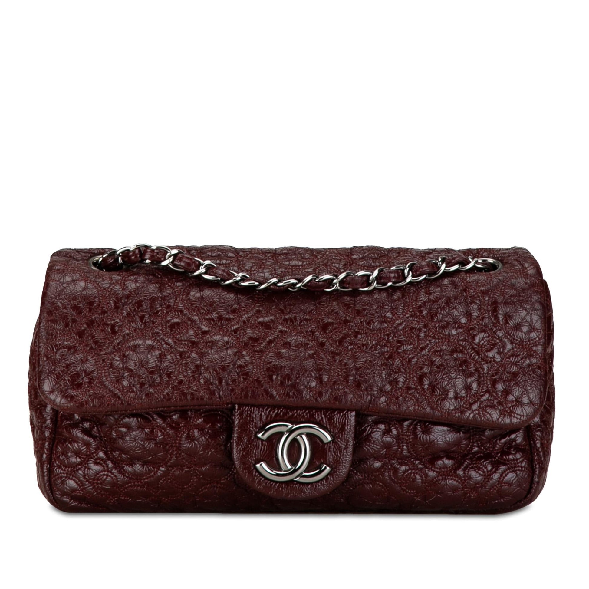 Chanel Patent Rock In Moscou Single Flap (SHG-eTxOIC) Shoulder Bag