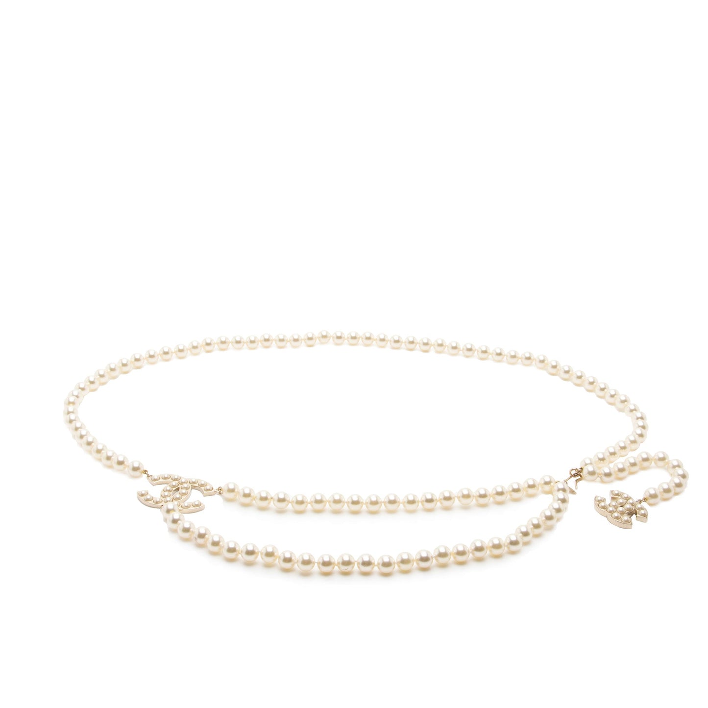 Chanel Pearl CC Chain Belt - Size 37 / 94 (SHF-CSdGHr) Handbag