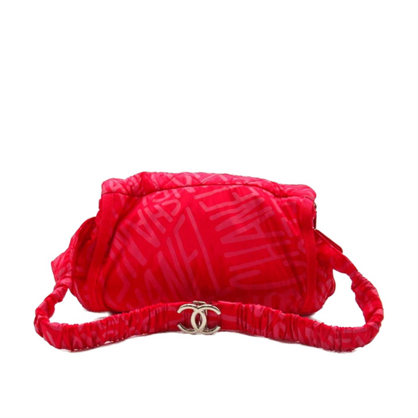 Chanel Printed Nylon Coco Neige Convertible Backpack (SHG-K2hyRT)