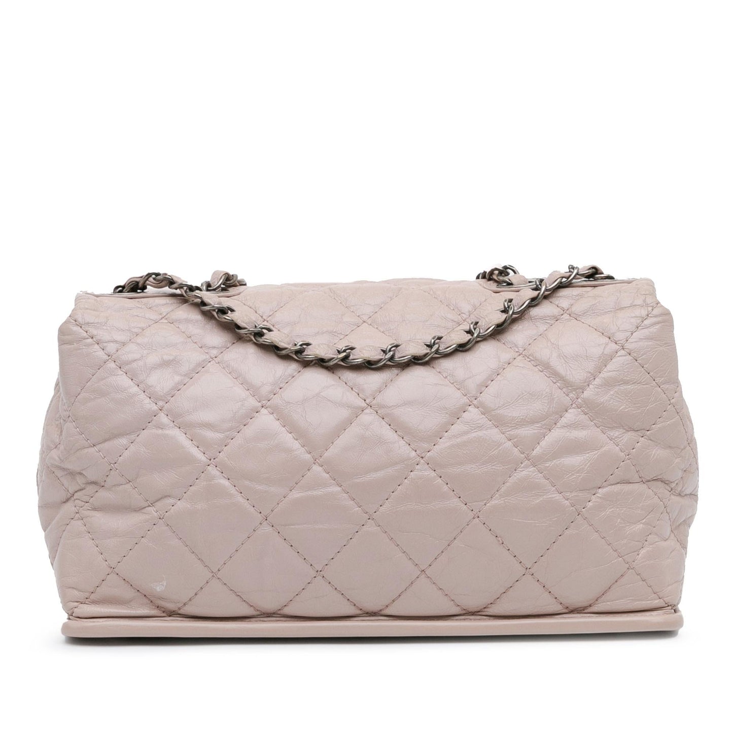 Chanel Quilted Aged Calfskin Single Flap (SHG-vBvXcU) Shoulder Bag