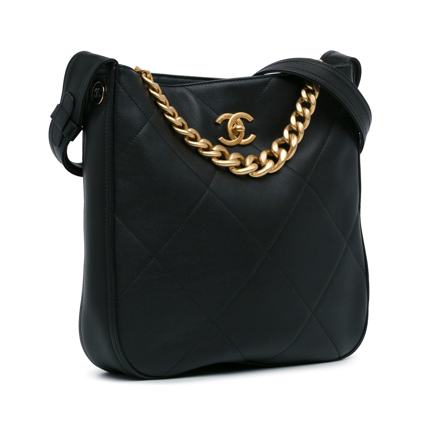Chanel Quilted Calfskin Easy Mood Hobo (SHG-NA7iAJ) Shoulder Bag