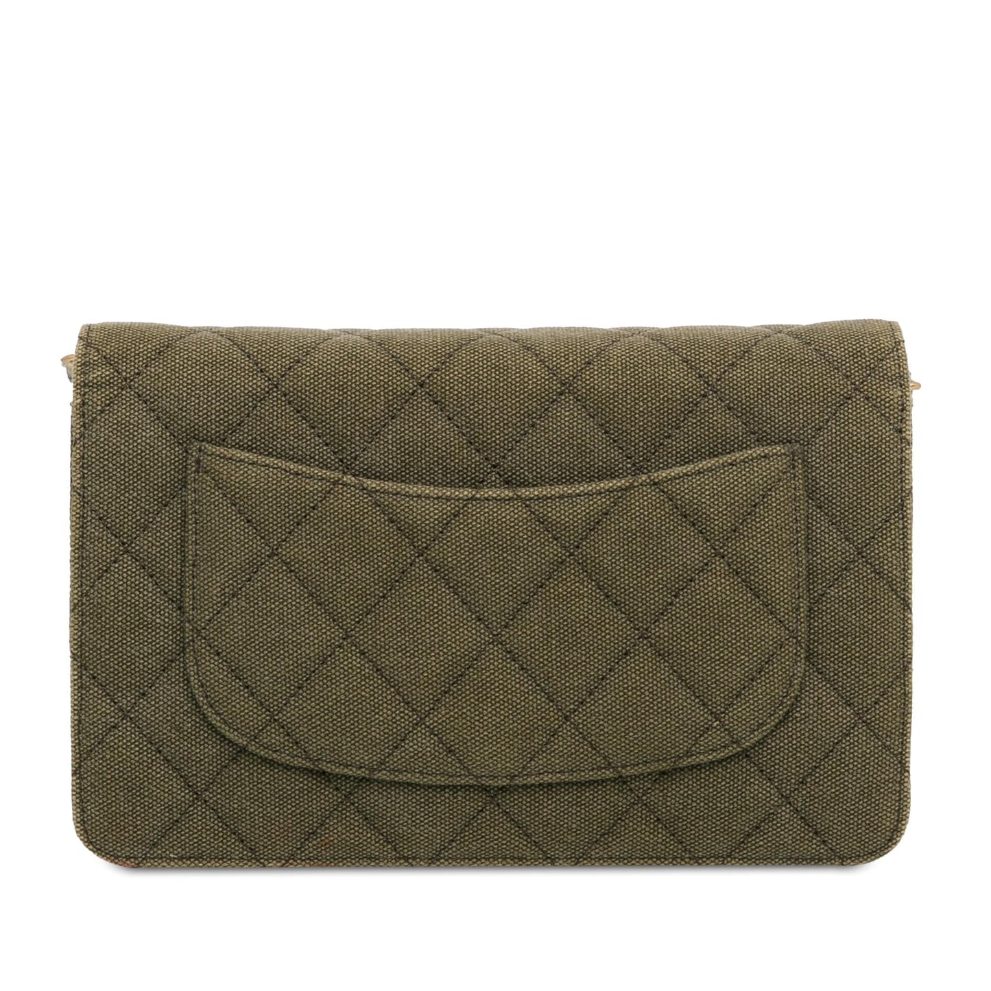 Chanel Quilted Canvas Coco Cuba Charms Wallet On Chain (SHG-iFwSQ5) Crossbody