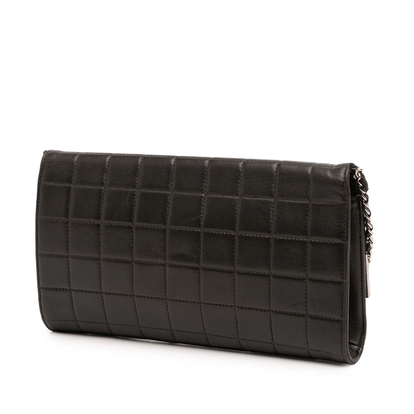 Chanel Quilted Lambskin Chocolate Bar Shoulder Bag