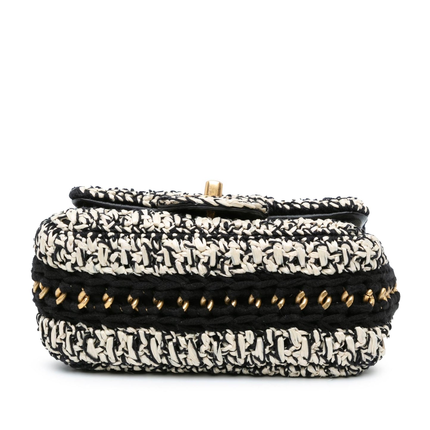 Chanel Raffia Braided with Love Flap (SHG-zcQsdu) Crossbody