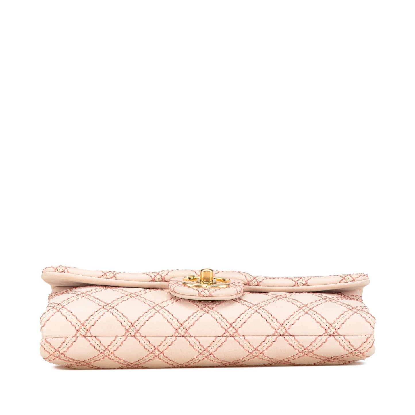 Chanel Small Calfskin Triple Stitched Flap (SHG-ipz6QD) Crossbody