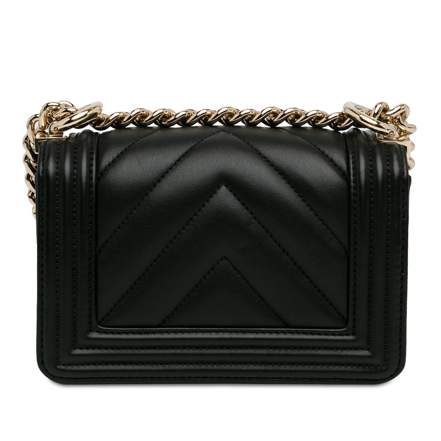 Chanel Small Chevron Boy Flap (SHG-PGXrMi) Crossbody