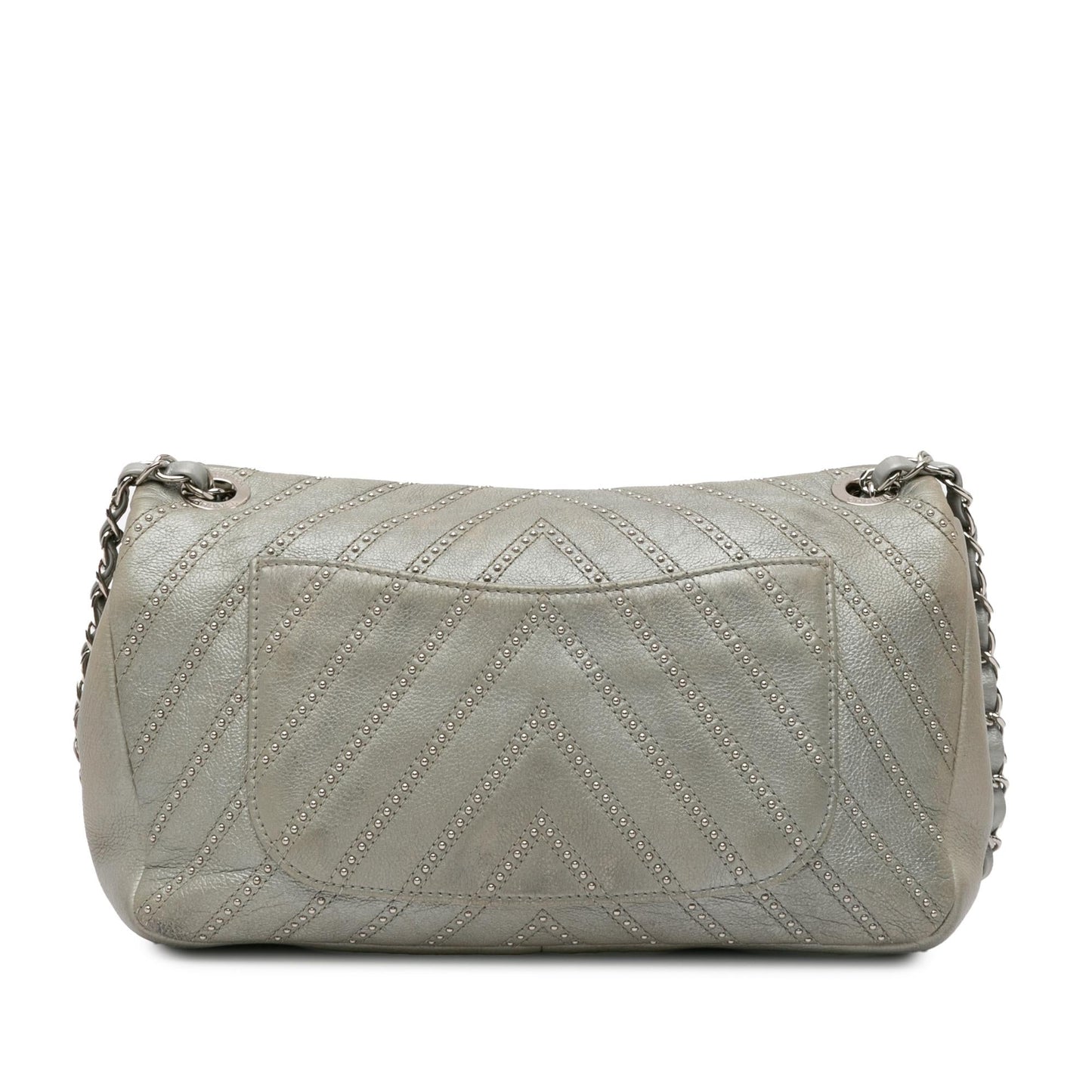 Chanel Small Chevron Calfskin Stud Wars Flap (SHG-l15TVk) Crossbody