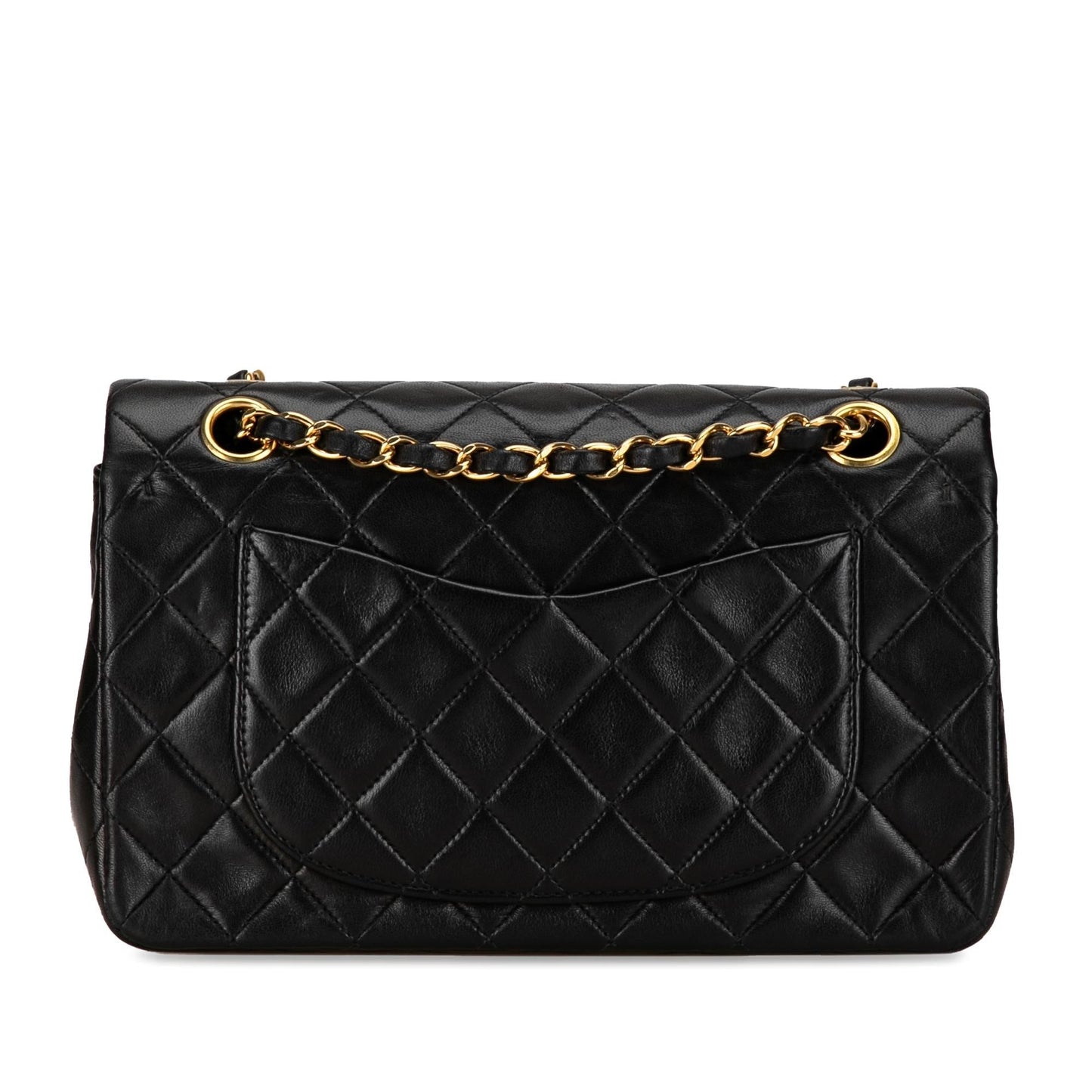 Chanel Small Classic Lambskin Double Flap (SHG-HJFEAA) Shoulder Bag