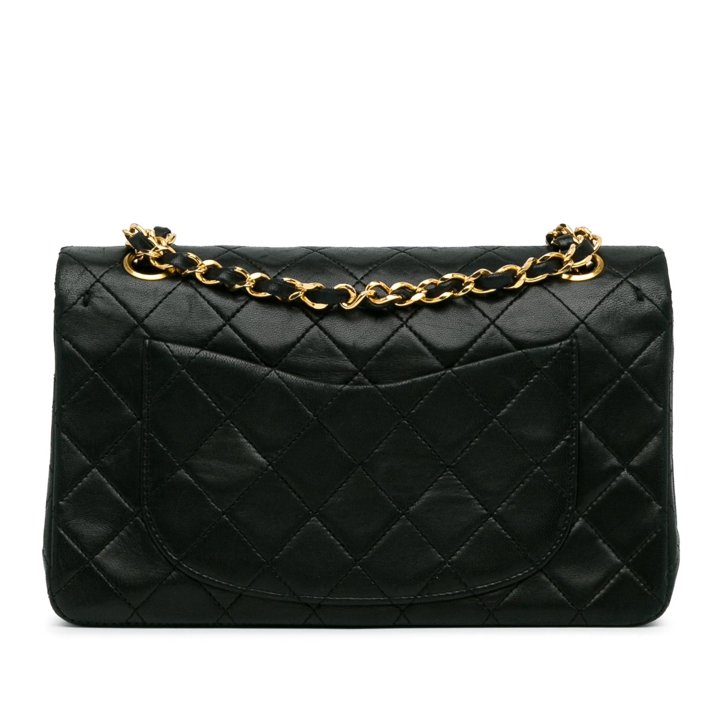 Chanel Small Classic Lambskin Double Flap (SHG-e2qOYF) Shoulder Bag