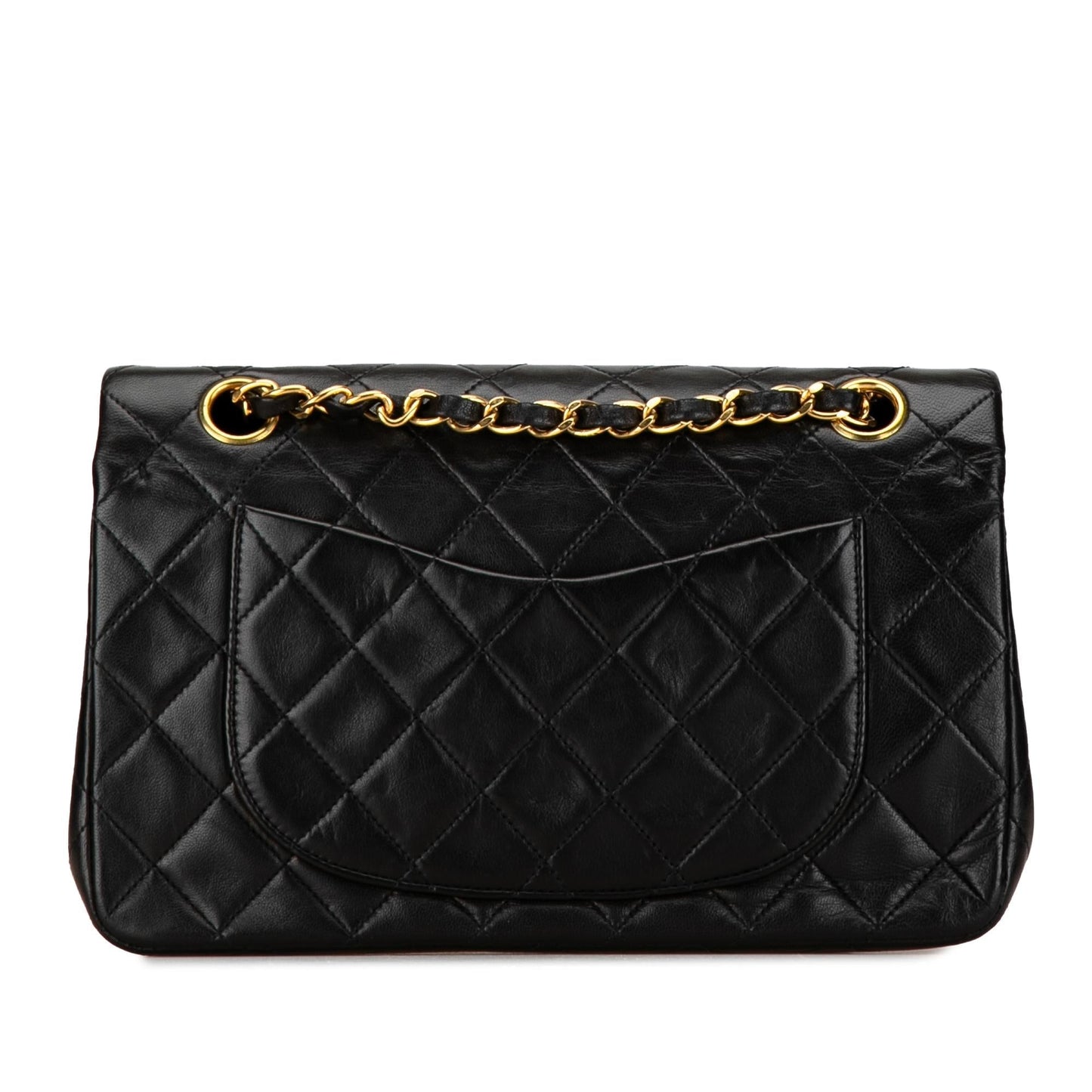 Chanel Small Classic Lambskin Double Flap (SHG-FgW8Qu) Shoulder Bag