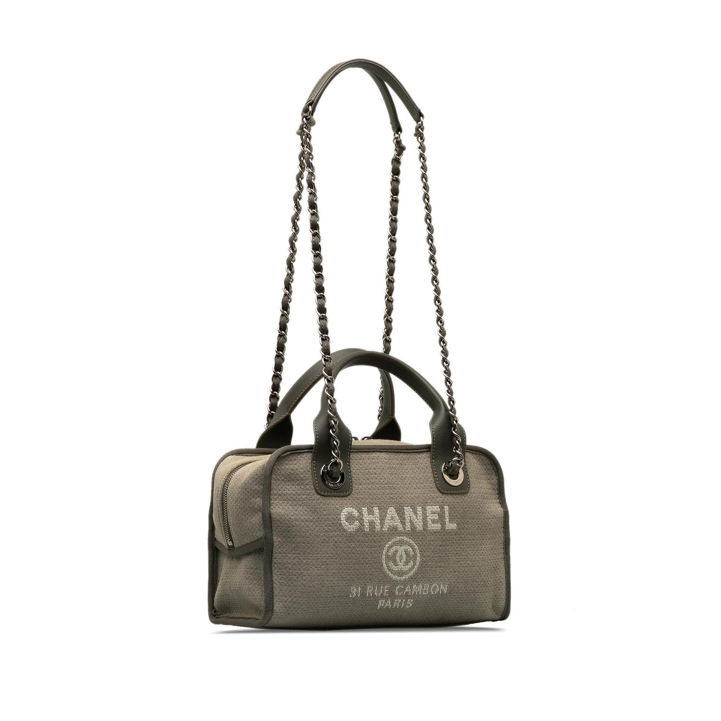 Chanel Small Deauville Bowling Satchel (SHG-14IzyR) Handbag