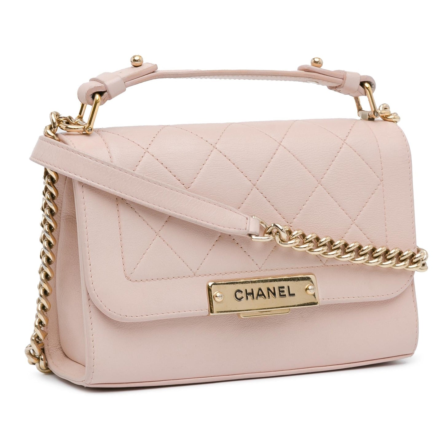 Chanel Small Label Click Flap (SHG-QnR6V5) Shoulder Bag