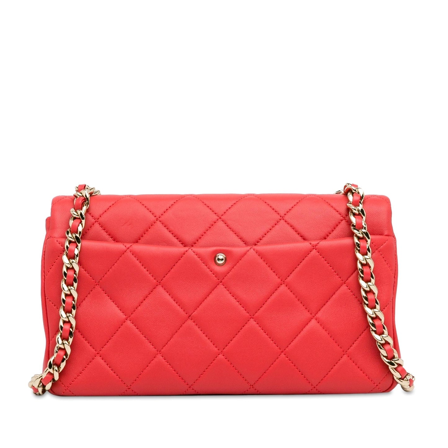 Chanel Small Lambskin Elegant Chain Single Flap (SHG-SDFYLG) Shoulder Bag