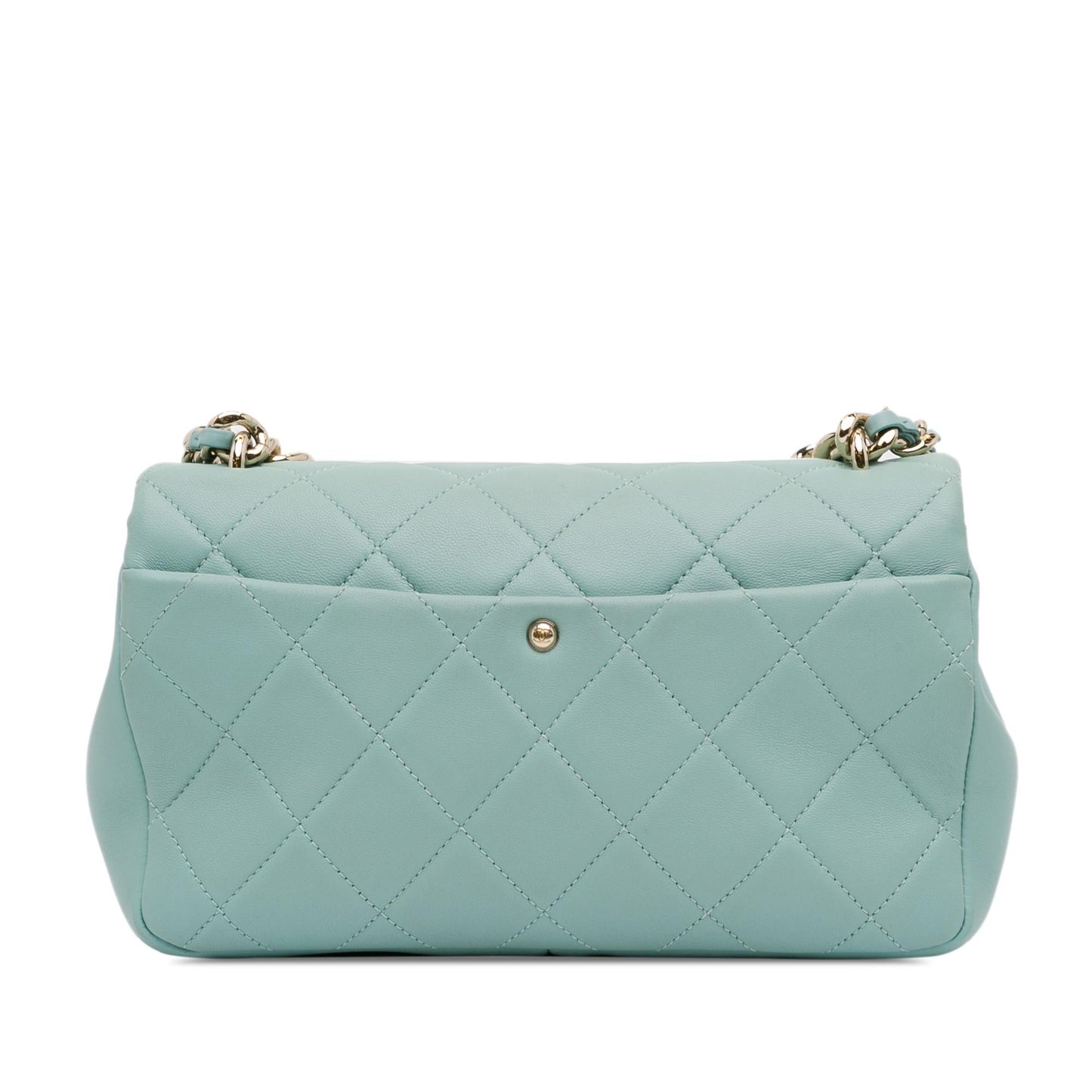 Chanel Small Lambskin Elegant Chain Single Flap (SHG-pDax0T) Shoulder Bag