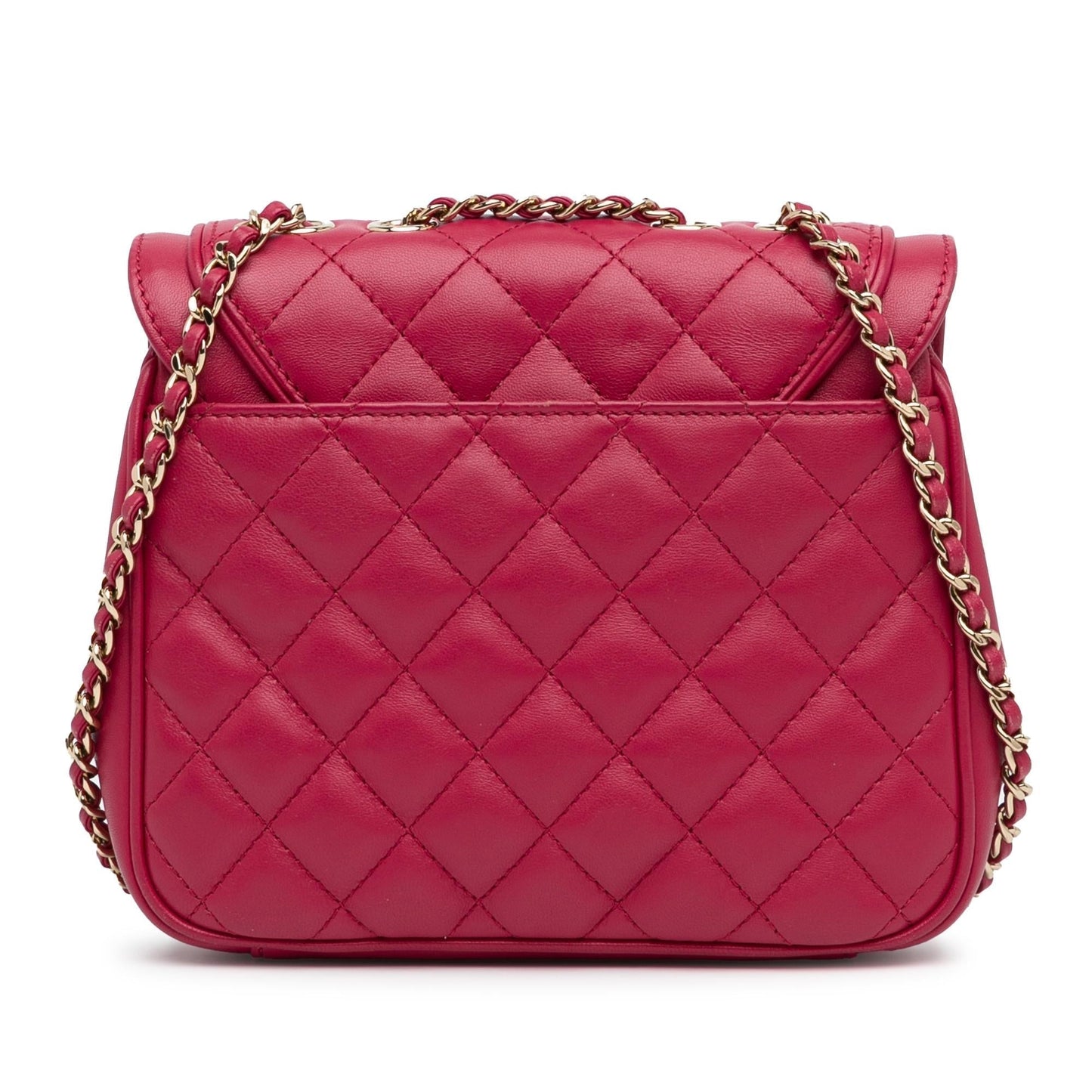 Chanel Small Lambskin Lovely Day Flap (SHG-lstb4h) Crossbody