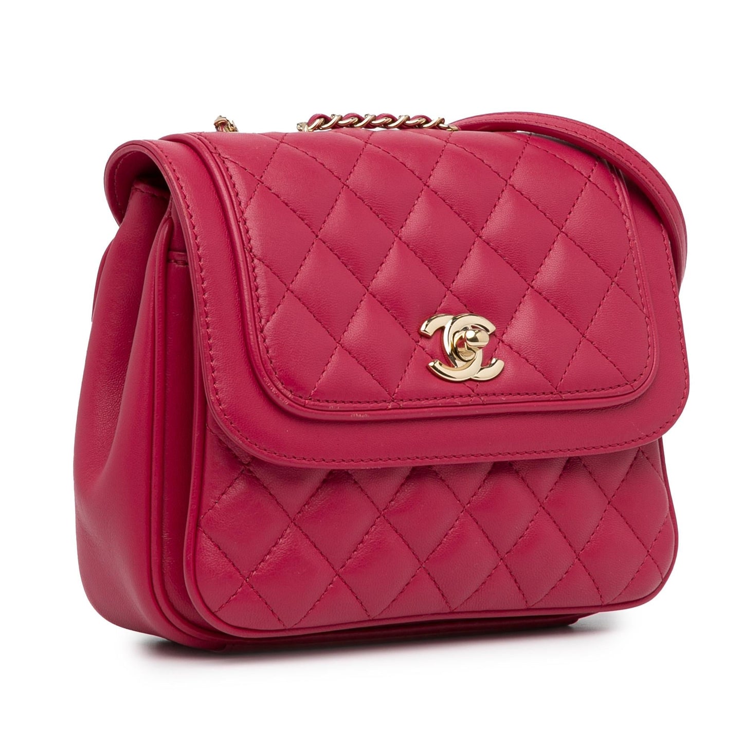 Chanel Small Lambskin Lovely Day Flap (SHG-lstb4h) Crossbody