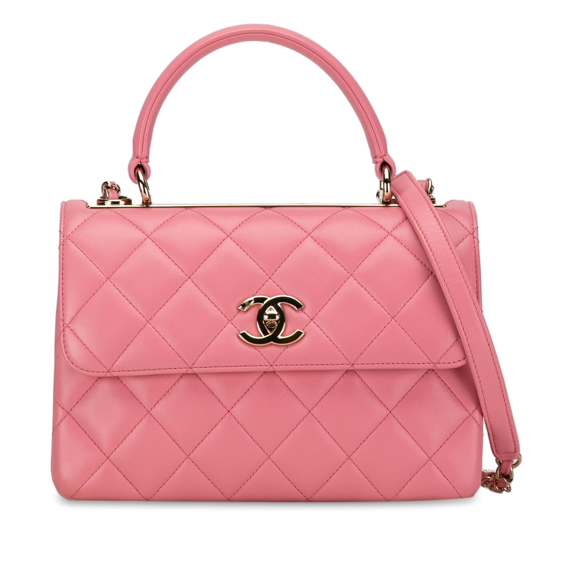 Chanel Small Lambskin Trendy CC Flap (SHG-BwbnZL) Shoulder Bag