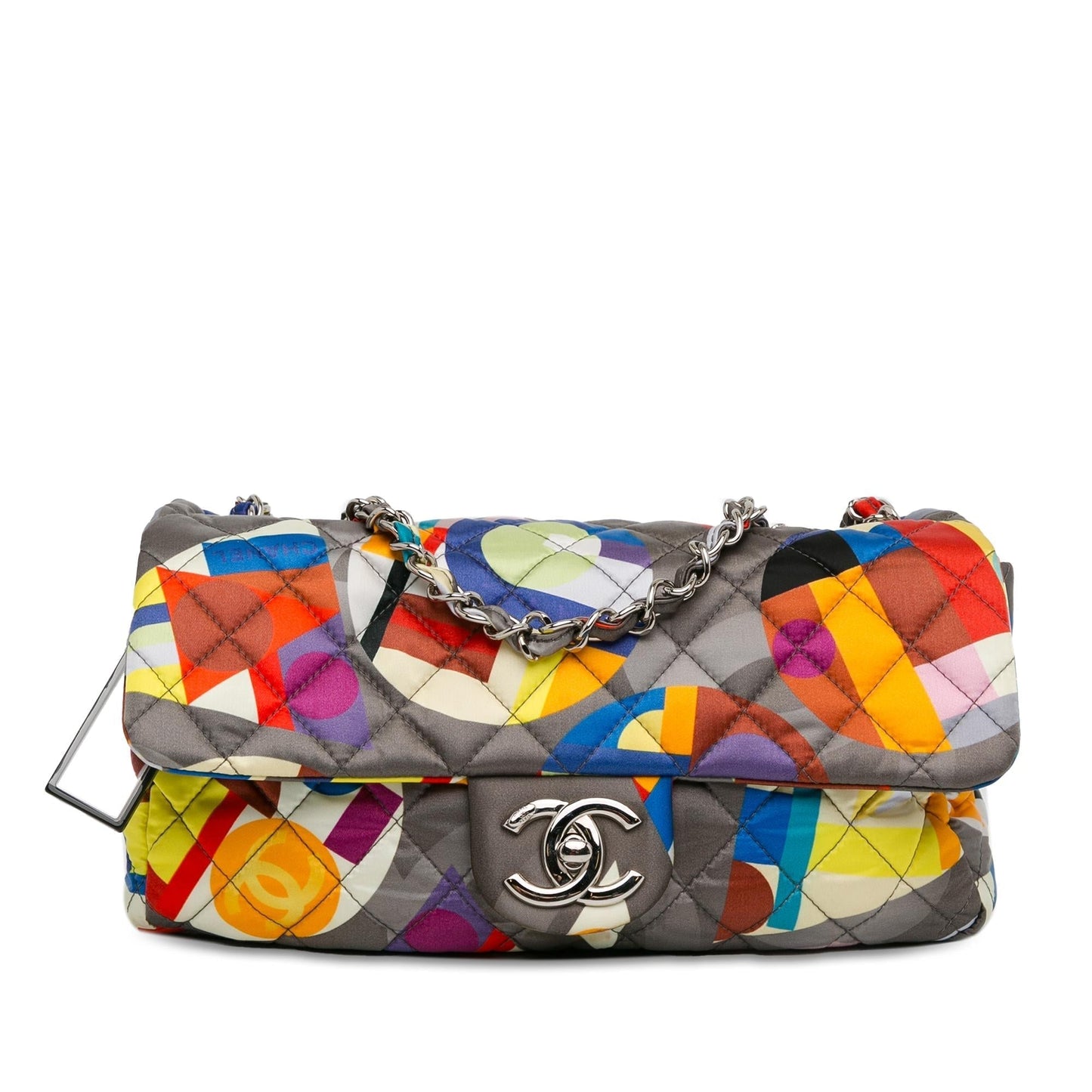 Chanel Small Printed Nylon Coco Color Flap (SHG-uuh0W6) Shoulder Bag