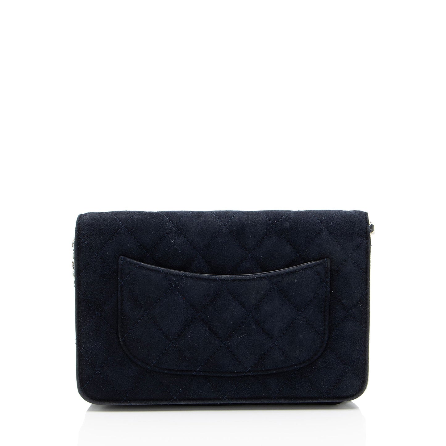 Chanel Suede Cocostellar Wallet on Chain Crossbody