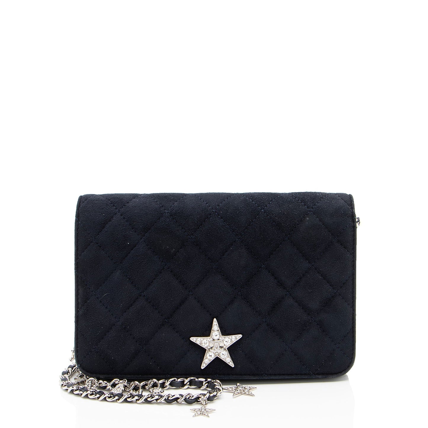Chanel Suede Cocostellar Wallet on Chain (SHF-L5SPDP) Crossbody