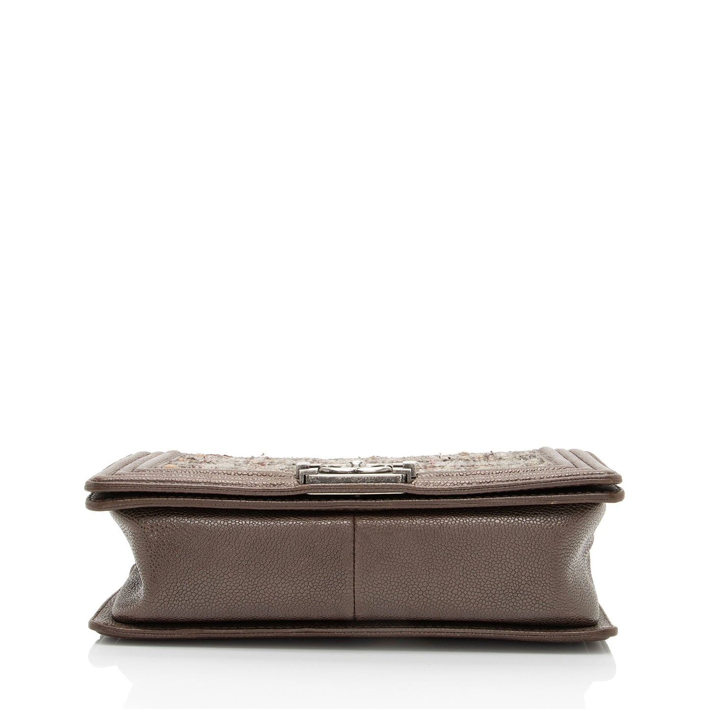 Chanel Tweed -Edinburgh Old Medium Boy Bag (SHF-PnHCww)